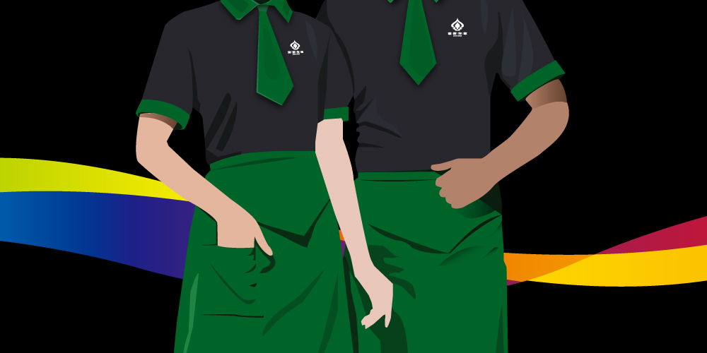 餐飲logo設(shè)計(jì)服裝應(yīng)用案列_湖畔牧歌_北京logo設(shè)計(jì)公司_高瑞品牌